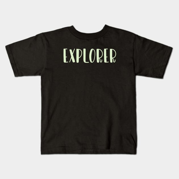 Explorer Kids T-Shirt by UrbanCult